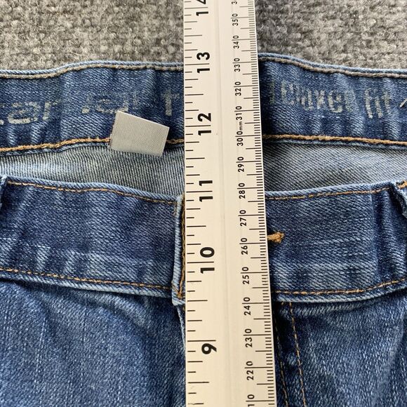 Carhartt Mens Relaxed Fit Blue Jeans Straight Med Wash Size 36 x 30 - Picture 8 of 13